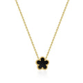 18K Gold Plated Clover Necklace for Women, Four Leaf Flower Lucky 4 Leaf Necklace Pendant Dainty Jewelry Gift for Women